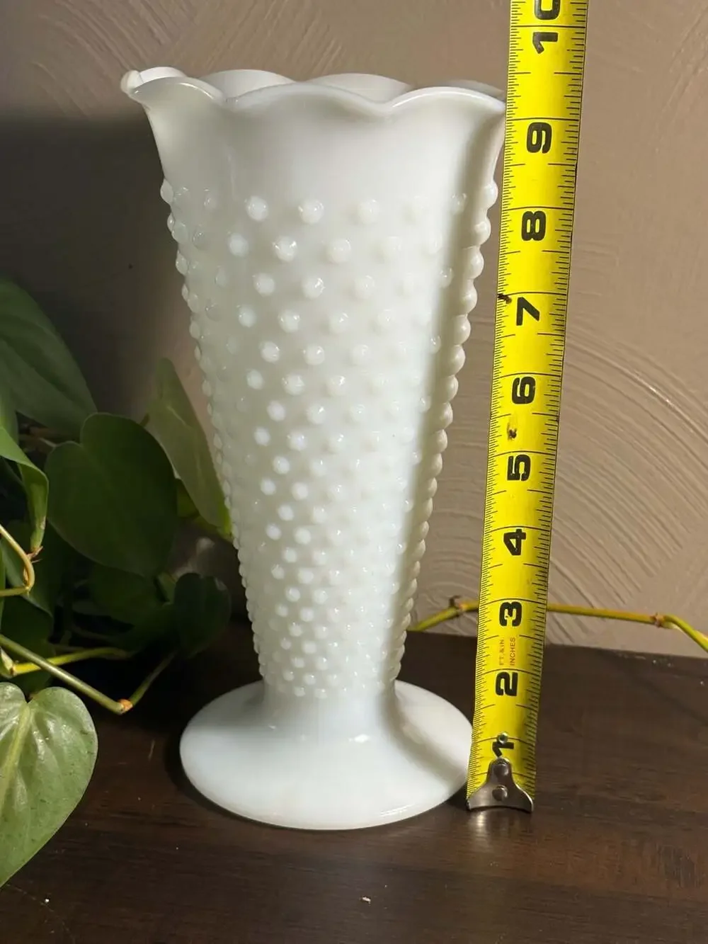 Anchor Hocking Milk White Glass 9 1/2